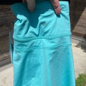 NWT Athleta Ace Tennis Skirt / Skort 13.5” - Aqua / turquoise blue - Size L